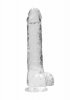 Realistic Dildo with Balls - 10/ 25,4 cm